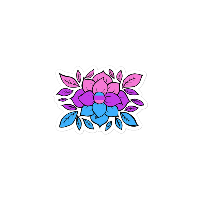 Bi Flowers - stickers