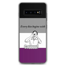 Load image into Gallery viewer, Every Kiss Begins with Gay (ace pride flag) - Samsung Case
