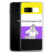 Load image into Gallery viewer, Every Kiss Begins with Gay (non-binary pride flag) - Samsung Case
