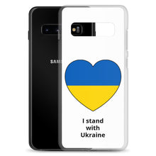 Load image into Gallery viewer, I Stand with Ukraine - Heart Samsung Case
