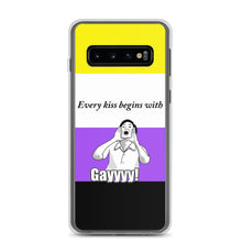 Load image into Gallery viewer, Every Kiss Begins with Gay (non-binary pride flag) - Samsung Case
