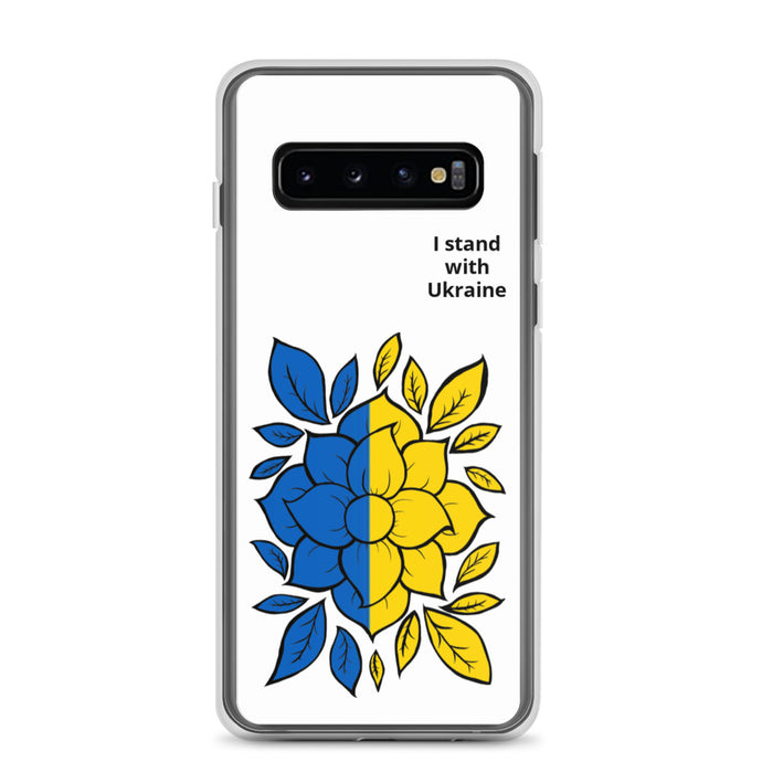 I Stand with Ukraine - Flowers Samsung Case