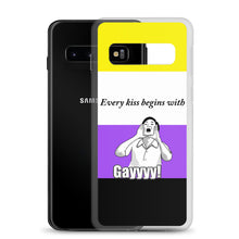 Load image into Gallery viewer, Every Kiss Begins with Gay (non-binary pride flag) - Samsung Case
