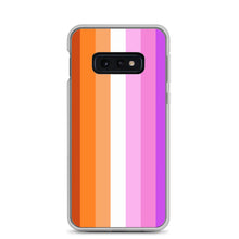 Load image into Gallery viewer, Lesbian Pride Flag - Samsung Case (sideways)
