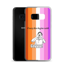 Load image into Gallery viewer, Every Kiss Begins with Gay (lesbian pride flag) - Samsung Case
