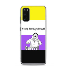 Load image into Gallery viewer, Every Kiss Begins with Gay (non-binary pride flag) - Samsung Case
