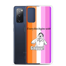 Load image into Gallery viewer, Every Kiss Begins with Gay (lesbian pride flag) - Samsung Case
