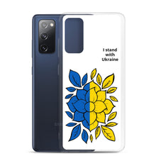 Load image into Gallery viewer, I Stand with Ukraine - Flowers Samsung Case
