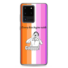 Load image into Gallery viewer, Every Kiss Begins with Gay (lesbian pride flag) - Samsung Case
