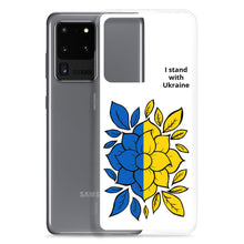 Load image into Gallery viewer, I Stand with Ukraine - Flowers Samsung Case
