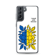 Load image into Gallery viewer, I Stand with Ukraine - Flowers Samsung Case
