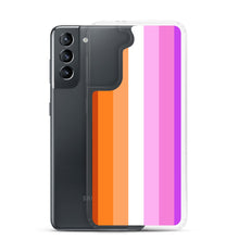 Load image into Gallery viewer, Lesbian Pride Flag - Samsung Case (sideways)
