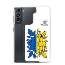 Load image into Gallery viewer, I Stand with Ukraine - Flowers Samsung Case
