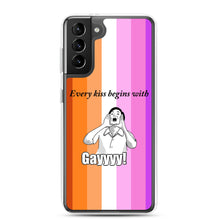 Load image into Gallery viewer, Every Kiss Begins with Gay (lesbian pride flag) - Samsung Case
