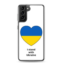 Load image into Gallery viewer, I Stand with Ukraine - Heart Samsung Case
