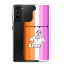 Load image into Gallery viewer, Every Kiss Begins with Gay (lesbian pride flag) - Samsung Case
