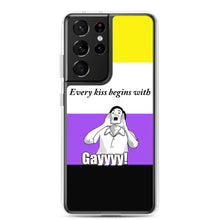 Load image into Gallery viewer, Every Kiss Begins with Gay (non-binary pride flag) - Samsung Case
