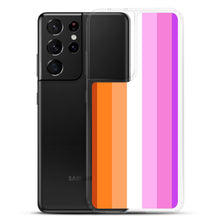 Load image into Gallery viewer, Lesbian Pride Flag - Samsung Case (sideways)
