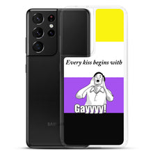 Load image into Gallery viewer, Every Kiss Begins with Gay (non-binary pride flag) - Samsung Case
