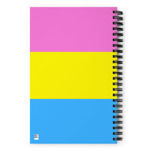 Load image into Gallery viewer, Pan Pride Flag - Spiral notebook
