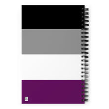 Load image into Gallery viewer, Ace Pride Flag - Spiral notebook
