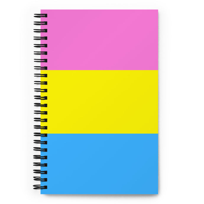 Pan Pride Flag - Spiral notebook