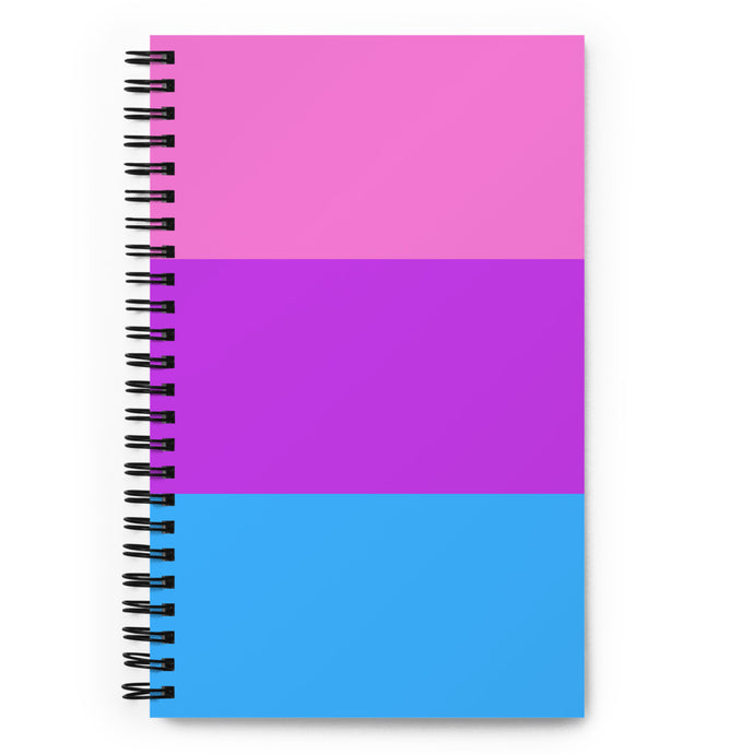 Bi Pride Flag - Spiral notebook
