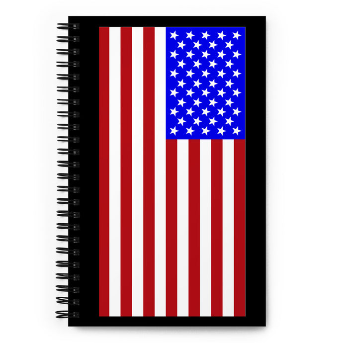 American Flag - Spiral notebook