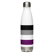 Load image into Gallery viewer, Ace Pride Flag - Stainless Steel Water Bottle
