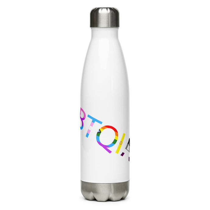 LGBTQIAP+ Stainless Steel Water Bottle