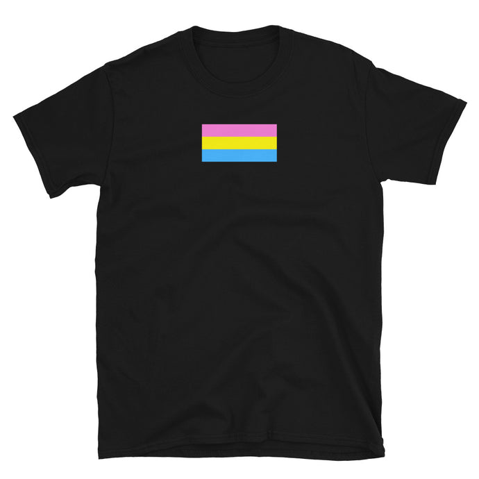 Pan Pride Flag - Short-Sleeve Unisex T-Shirt