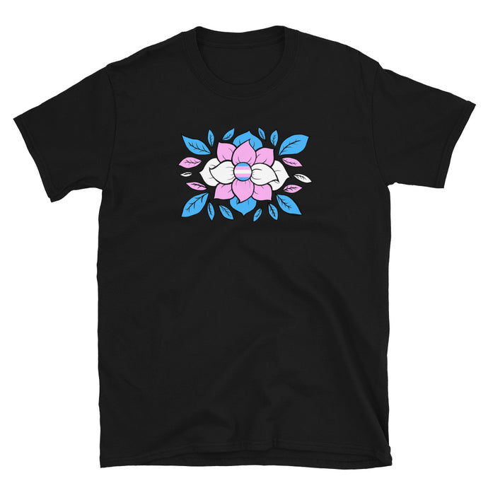 Trans Flowers - Short-Sleeve Unisex T-Shirt