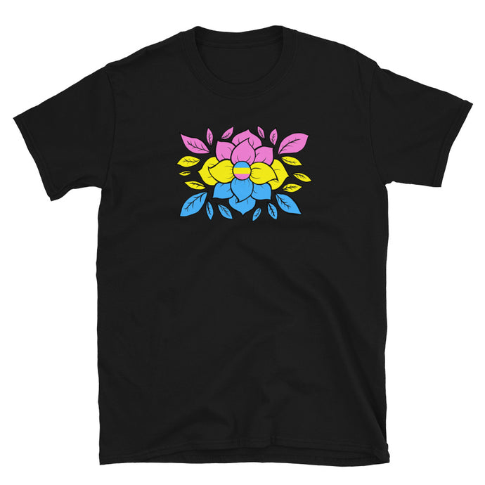 Pan Flowers - Short-Sleeve Unisex T-Shirt