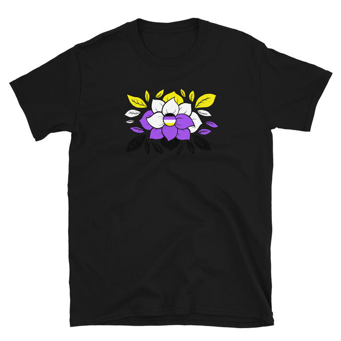 Non-Binary Flowers - Short-Sleeve Unisex T-Shirt