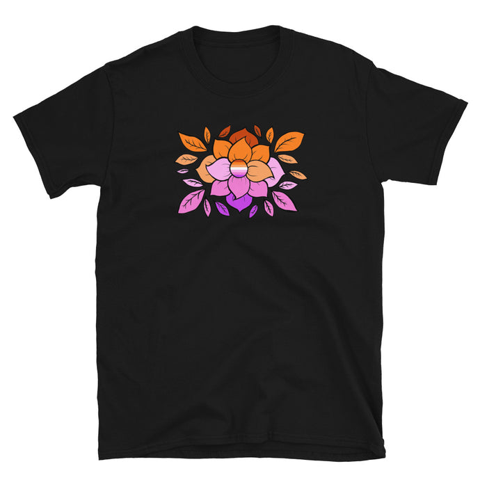 Lesbian Flowers - Short-Sleeve Unisex T-Shirt