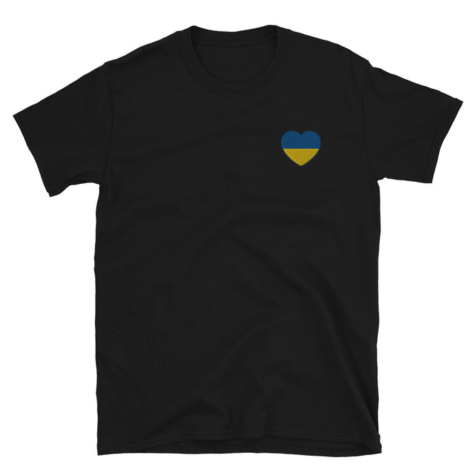 Ukraine - Heart Short-Sleeve Unisex T-Shirt