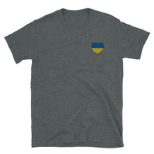 Load image into Gallery viewer, Ukraine - Heart Short-Sleeve Unisex T-Shirt

