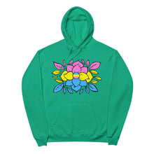 Load image into Gallery viewer, Pan Flowers - Unisex fleece hoodie
