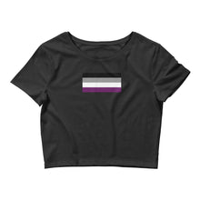 Load image into Gallery viewer, Ace Pride Flag - Crop Tee
