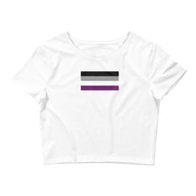 Load image into Gallery viewer, Ace Pride Flag - Crop Tee
